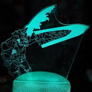 Black Clover Asta 3D LED Light Stand/ 3D Night Light